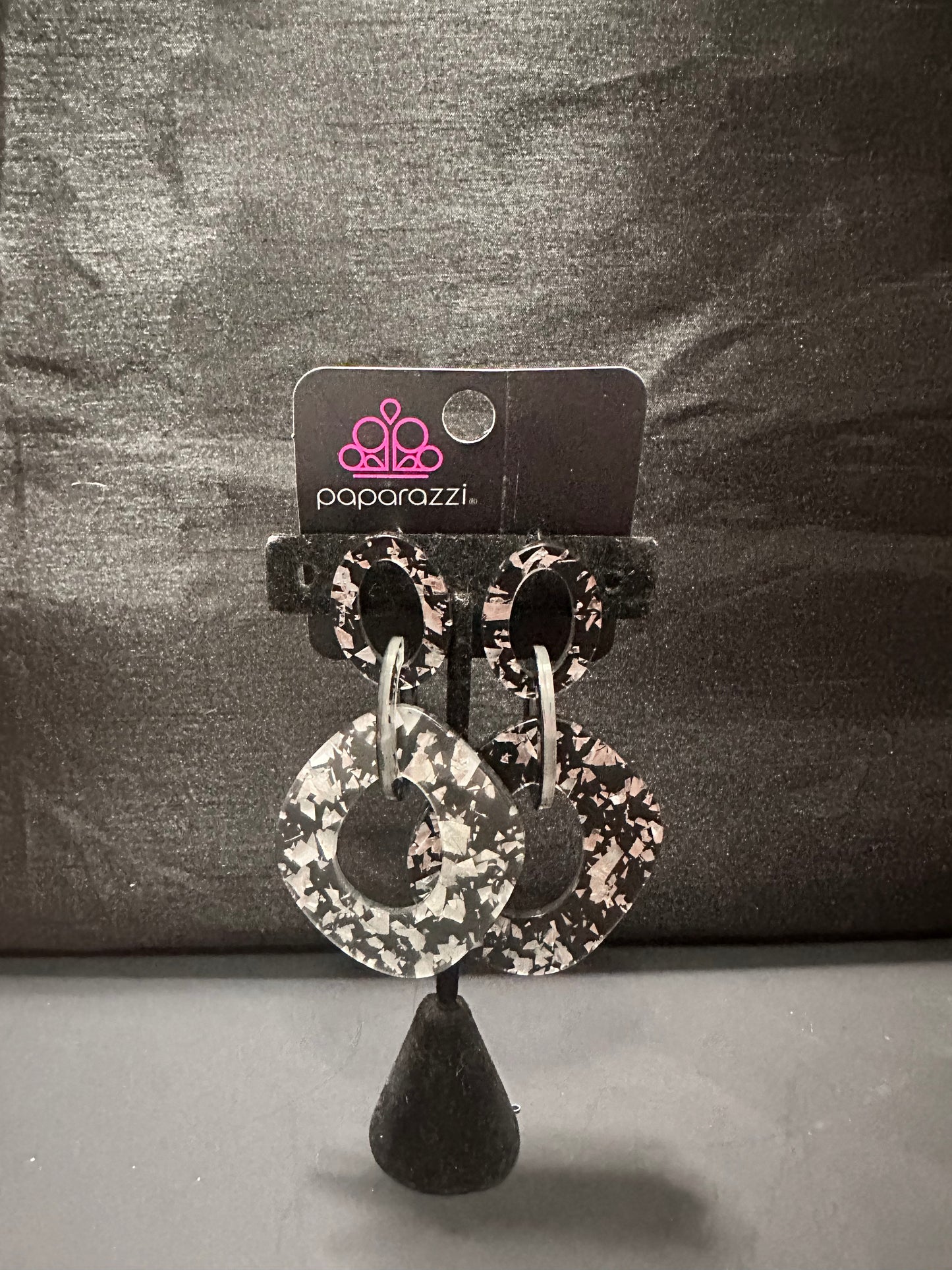 Layla Acrylic -Black Spotted