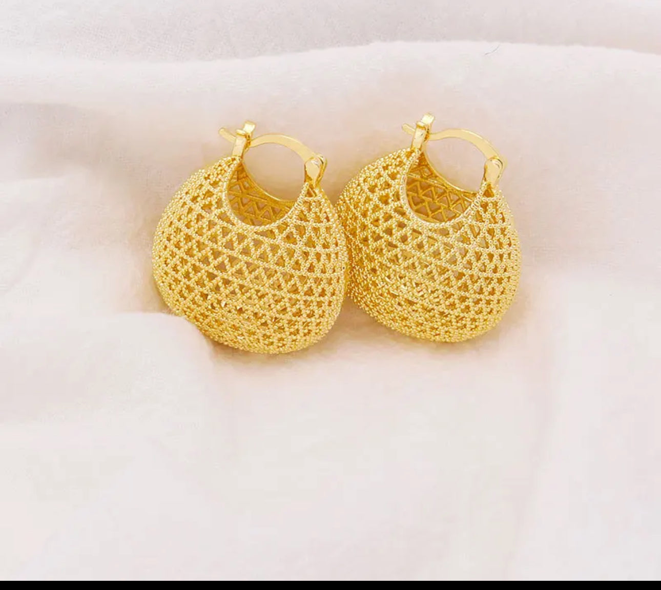 Light Luxury Woven Earrings - Gold