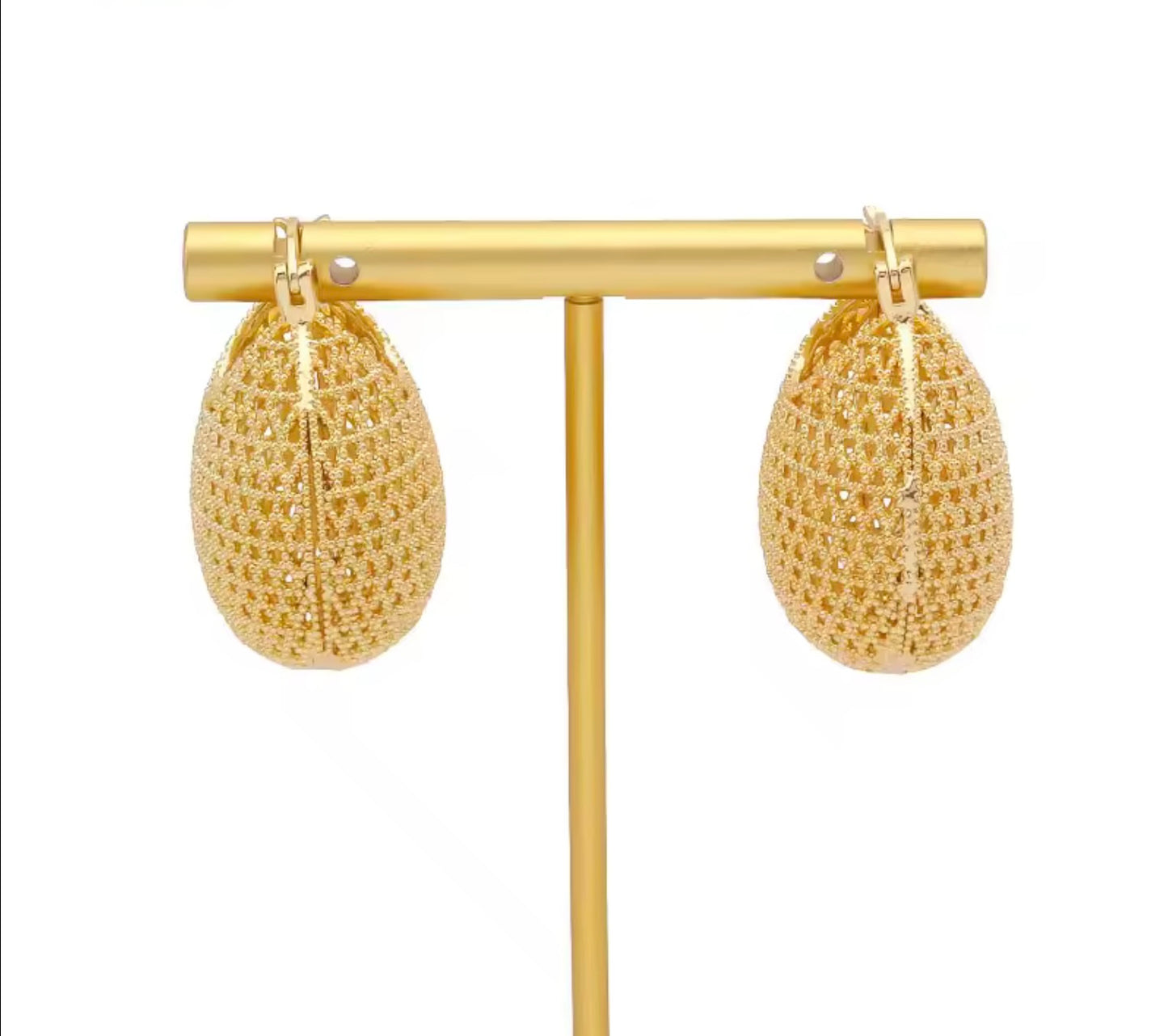 Light Luxury Woven Earrings - Gold